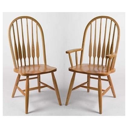 High back cheap spindle chair